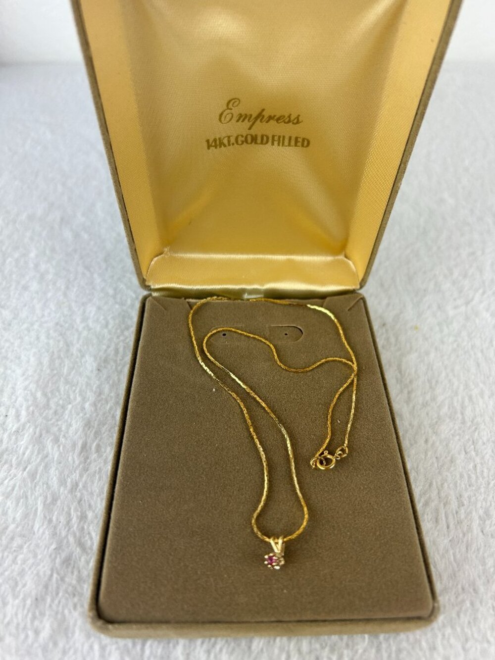 Vintage Empress 14K Gold Filled Necklaces
